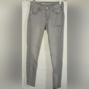 Old Navy Women's Rockstar Mid Rise Skinny Jean Jeggings in Gray